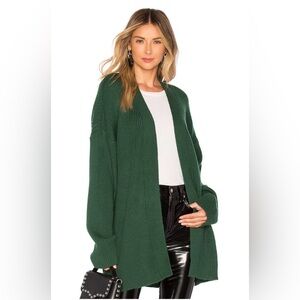 NEW - L’ACADEMIE Hannah Wrap Sweater in Emerald (M)